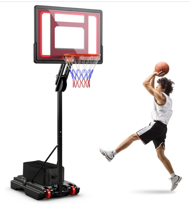 Basketball hoop.